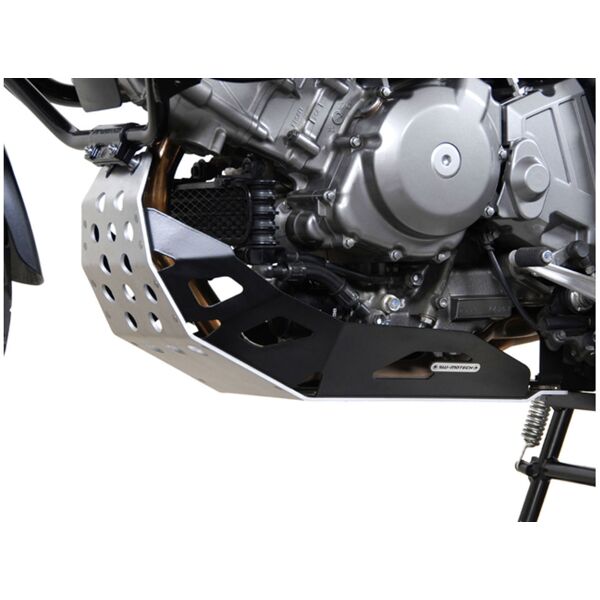 sw-motech paramotore - nero. suzuki dl650 v-strom (04-10). generazione-2. nero argento unica taglia