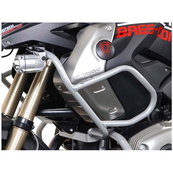 sw-motech barra di protezione superiore - argento. bmw r1200gs (08-12). solo con cras bar. argento unica taglia