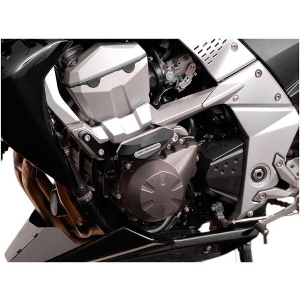 sw-motech kit slider telaio - nero. kawasaki z750 (07-12) z750r (11-12).