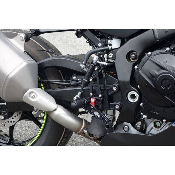 lsl parte di ricambio per 2sistema di poggiapiedi 118s138rt, lato freno, gsxr1000, 17- nero