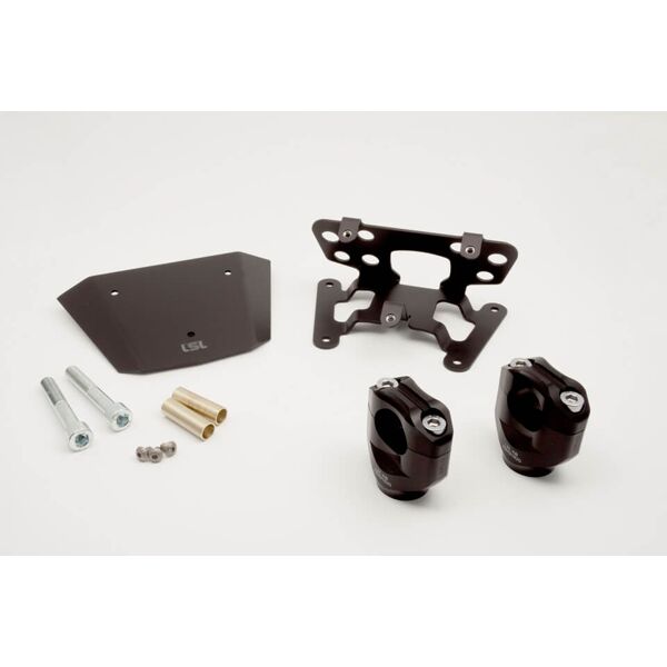 lsl clamping block kit í ̃28.6 mt-07, blocchi di serraggio neri nero