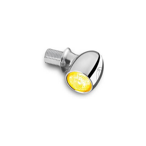 kellermann indicatori led  bullet atto, cromo, vetro trasparente argento