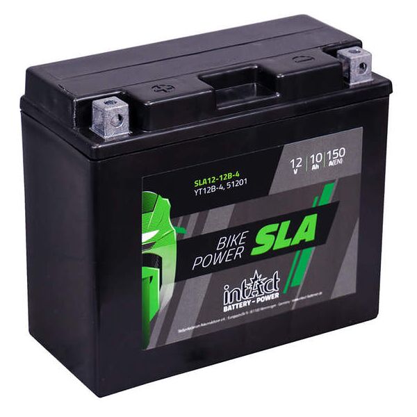 intact batteria sla  bike power yt12b-4