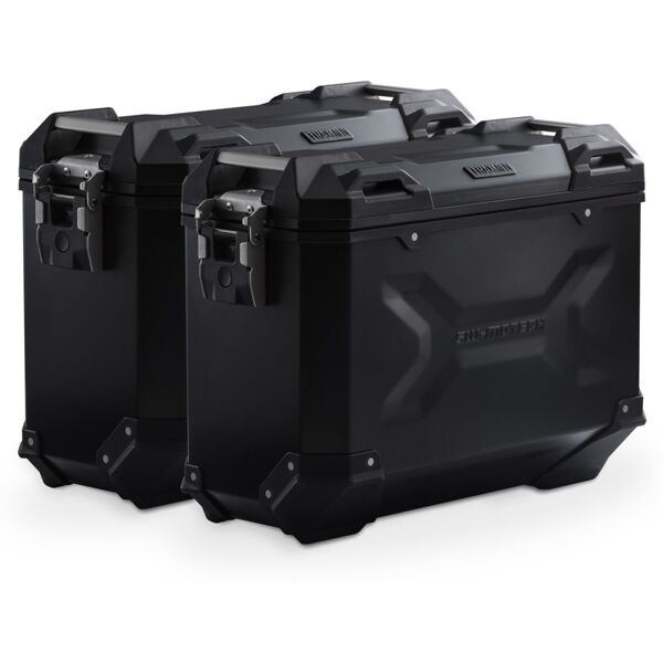 sw-motech trax adv sistema di cassa in alluminio - nero. 37/37 l. kawa versys 1000 / 1000 s (18-).