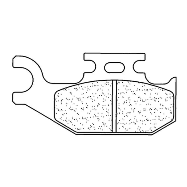 cl brakes pastiglie freno  quad metallo sinterizzato - 1102atv1