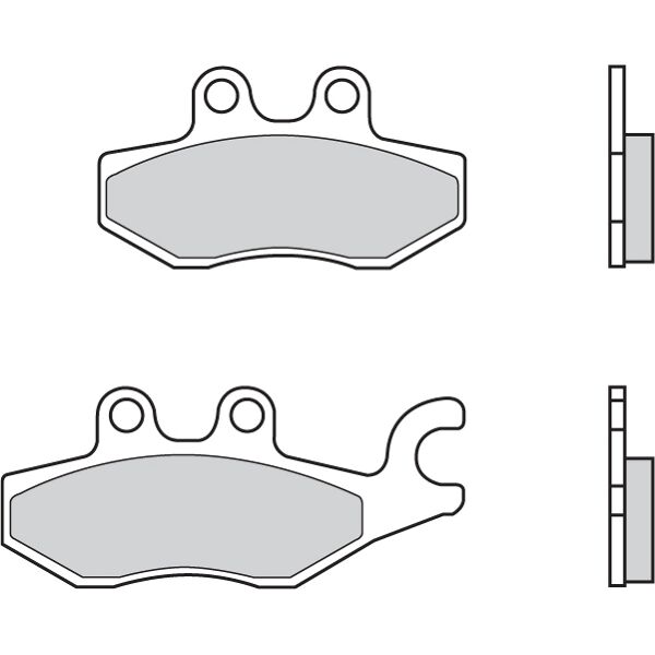 brembo s.p.a. pastiglie freno scooter carboceramica - 07060cc