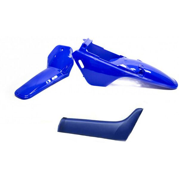 a.r.t. kit originale in plastica colore blu con sella completa blu yamaha pw80