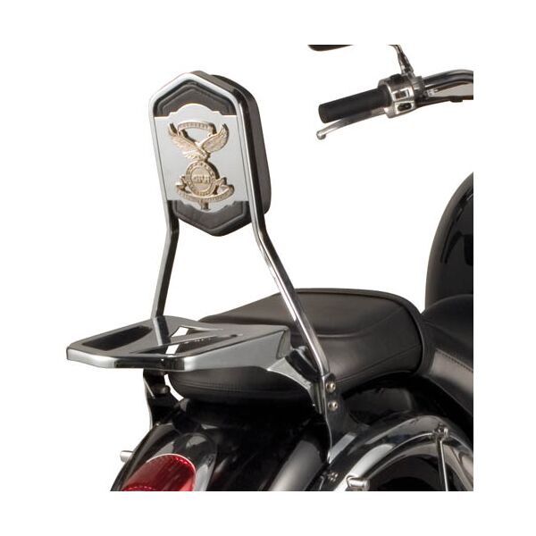 givi sissy bar con portatore, nero per honda cmx 500 rebel (17-21)