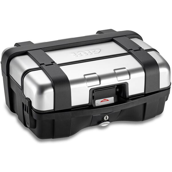 givi trekker 33 case set monokey con cover in alu nero argento