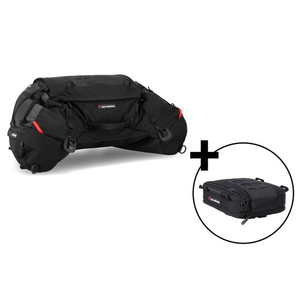 sw-motech black week pacchetto pro cargobag tail bag - nylon balistico 1680d. nero/antracite. 50l schwarz