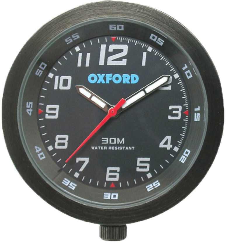 oxford analogue orologio motociclistico nero unica taglia