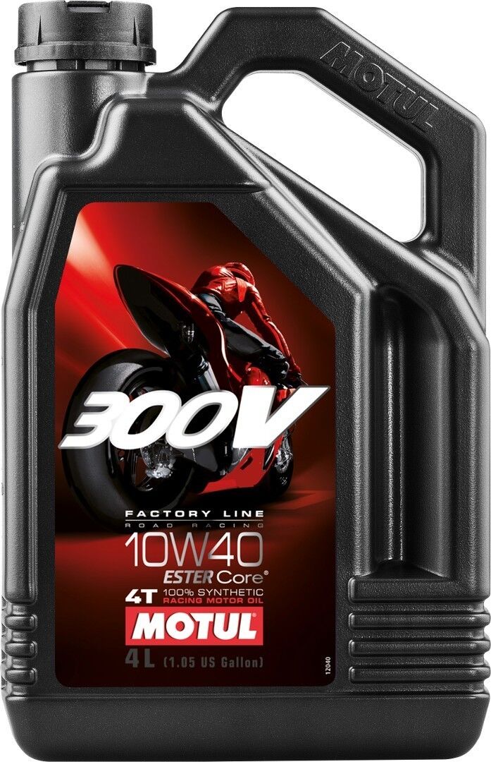 motul 300v 4t factory line road racing 10w40 olio motore 4 litri