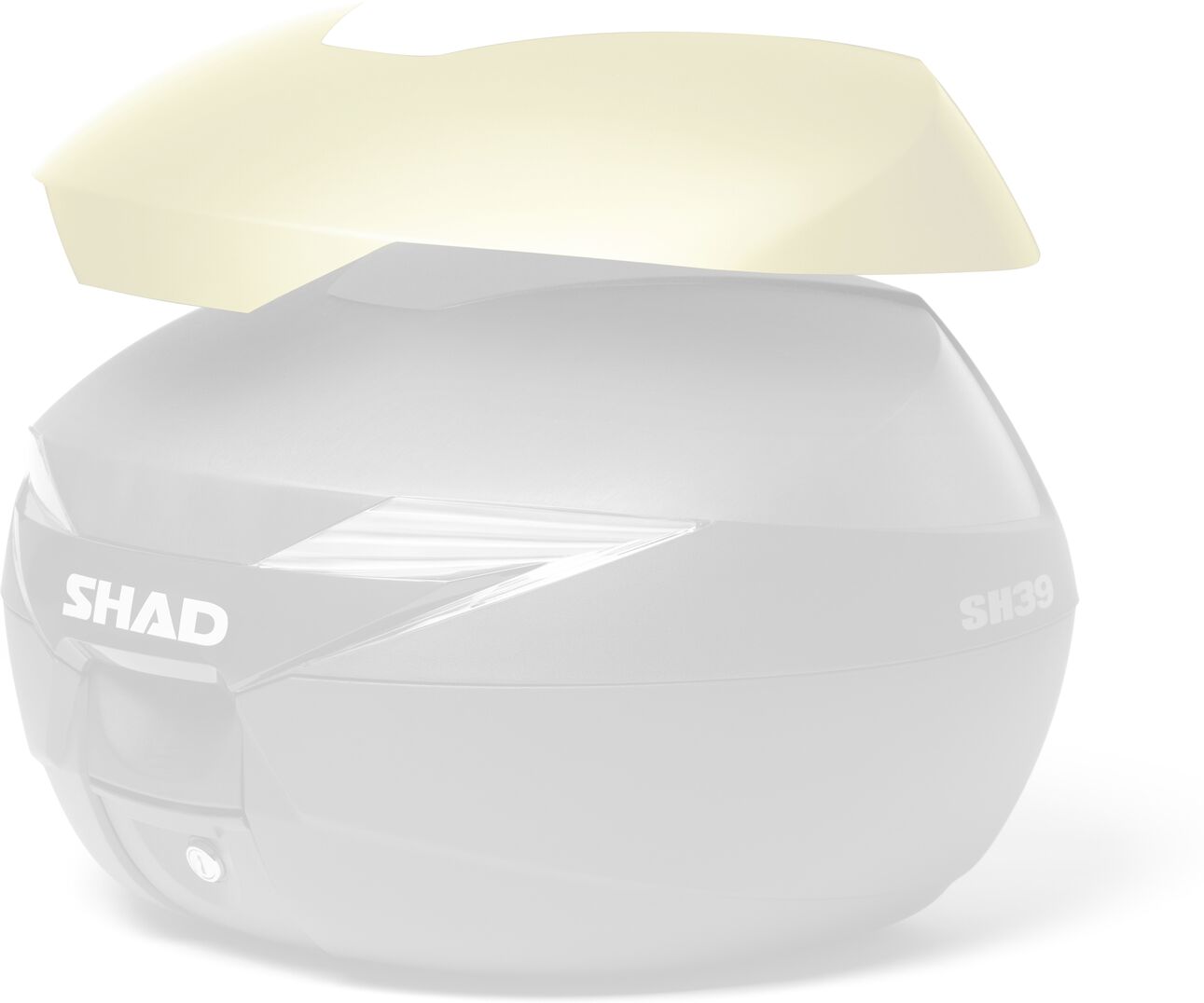 shad cover non verniciata per bauletto sh39