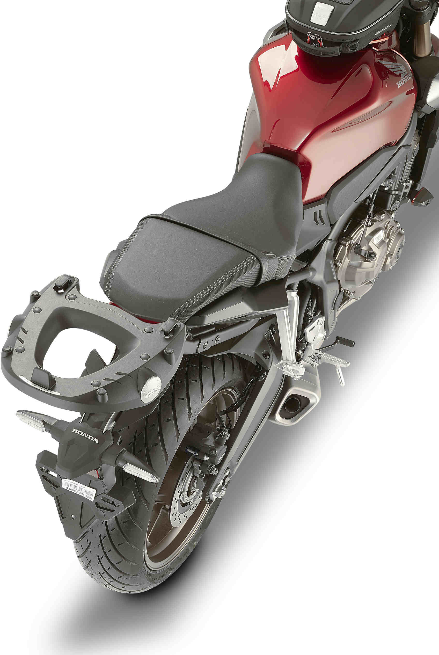 givi top case carrier per monokey o monolock case per honda cb 650 r (2021) portapacchi bauletto