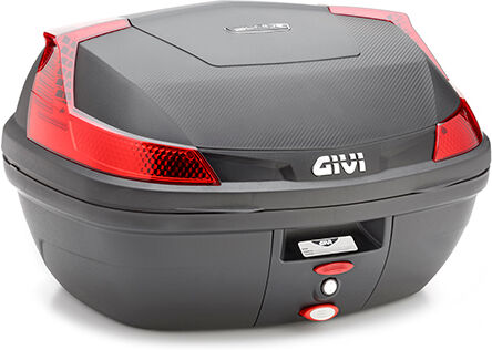 givi b47 blade bauletto monolock senza piastra nero rosso