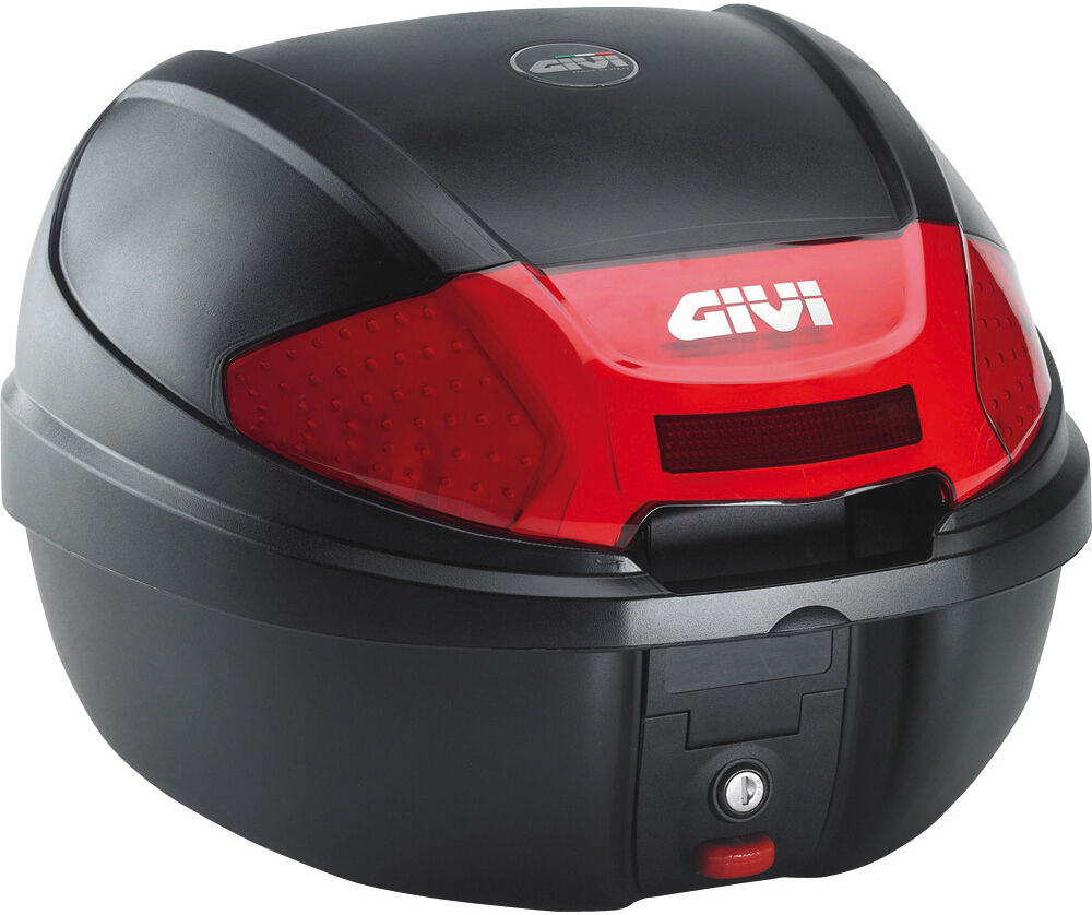 givi bauletto  e300n monolock nero rosso