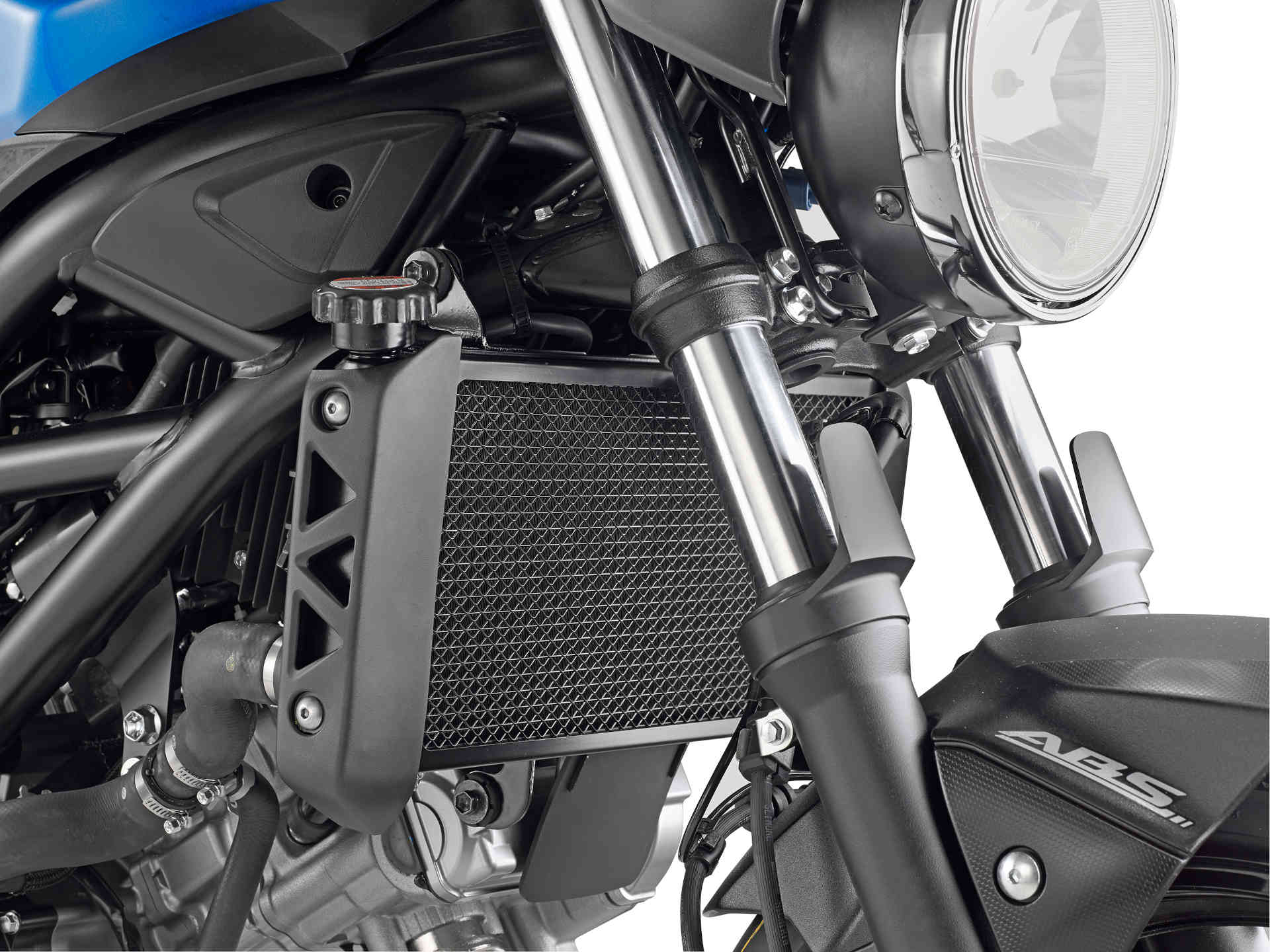 givi protezione  per radiatori ad acqua e olio in acciaio inox, nero per suzuki sv 650 (16-21)