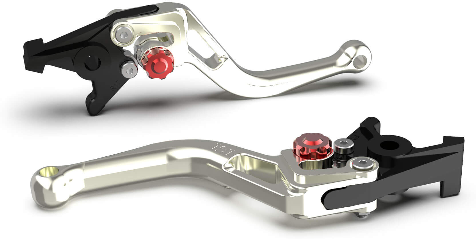 LSL Leva l'imponitura  BOW L49R, breve, argento/rosso Rosso