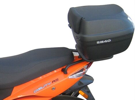 SHAD TOP MASTER KYMCO AGILITY 50 SR Raccordo topcase Nero