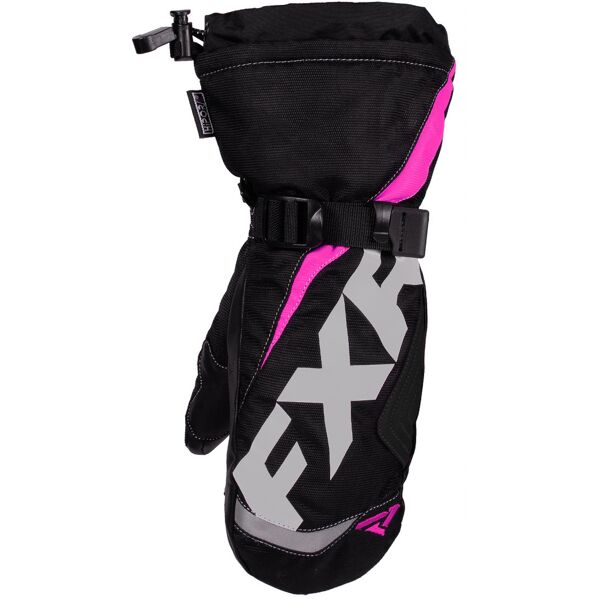 fxr helix race mitt guanti invernali giovani nero rosa l