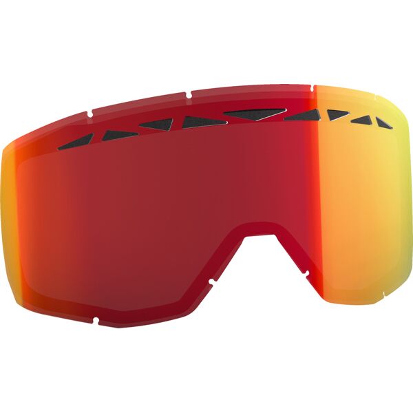 scott primal/hustle/tyrant/split acs enhancer snow cross lente di ricambio rosso unica taglia