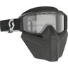 Scott Primal Safari Facemask Occhiali da neve Nero Bianco unica taglia