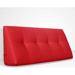 EvergreenWeb Cuscino da Lettura a Cuneo Chill Pillow 160 cm x 26 cm Rosso