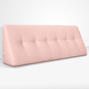 EvergreenWeb Cuscino da Lettura a Cuneo Chill Pillow 180 cm x 26 cm Rosa