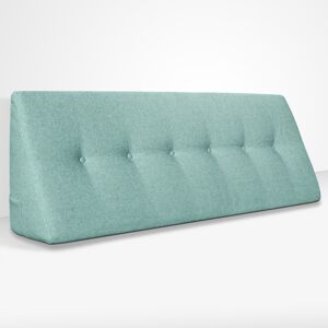 EvergreenWeb Cuscino da Lettura a Cuneo Chill Pillow 160 cm x 26 cm Celeste