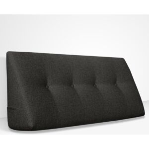 EvergreenWeb Cuscino da Lettura a Cuneo Chill Pillow 180 cm x 26 cm Nero