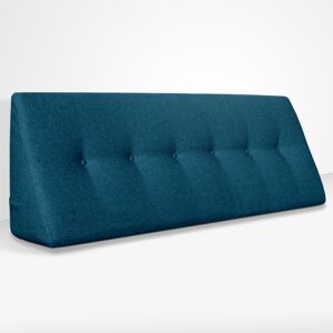 EvergreenWeb Cuscino da Lettura a Cuneo Chill Pillow 200 cm x 26 cm Blu