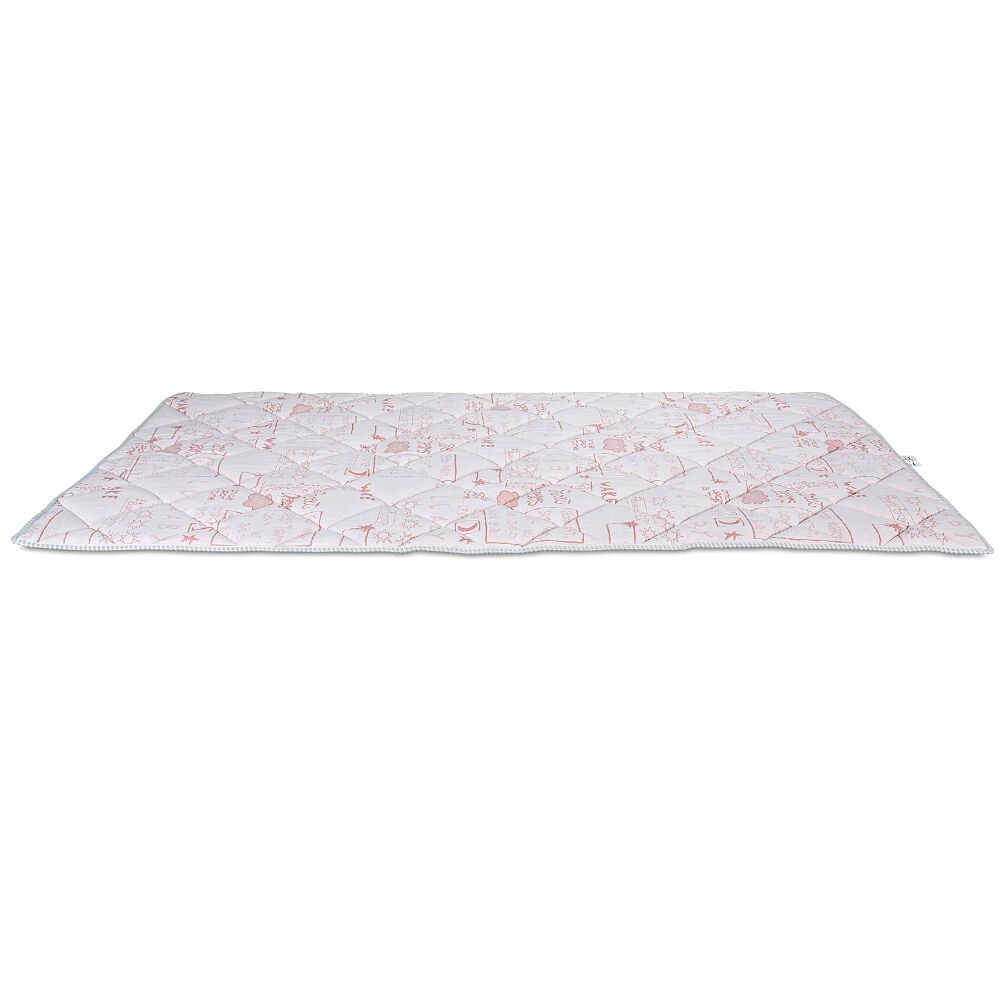 evergreenweb tappetino gioco rosa teddy 200x200 cm