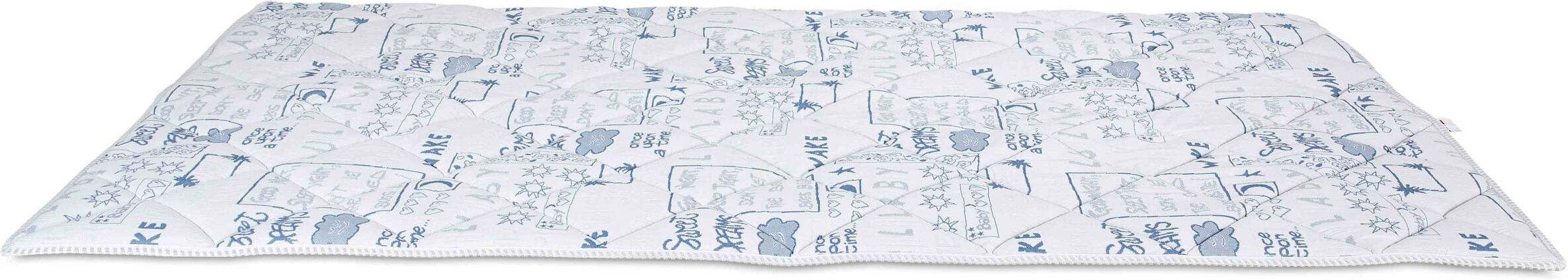 evergreenweb tappetino gioco blu teddy 200x200 cm