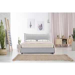 EvergreenWeb KIT LETTO CONTENITORE- ARLES & SLEEPY Grigio 180x210 cm