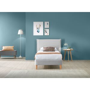 EvergreenWeb LETTO PARIGI Grigio chiaro 90 x 200 cm