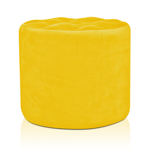 EvergreenWeb Pouf Diamante 50 cm Giallo