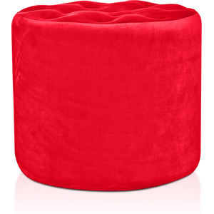 EvergreenWeb Pouf Diamante 80 cm Rosso