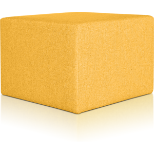 EvergreenWeb Pouf Rubino 63 x 63 cm Senape