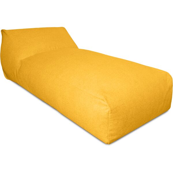 evergreenweb chaise longue da giardino giallo senape