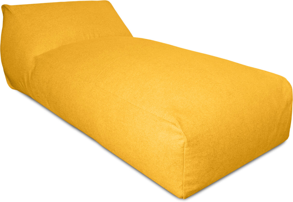 evergreenweb chaise longue da giardino giallo senape