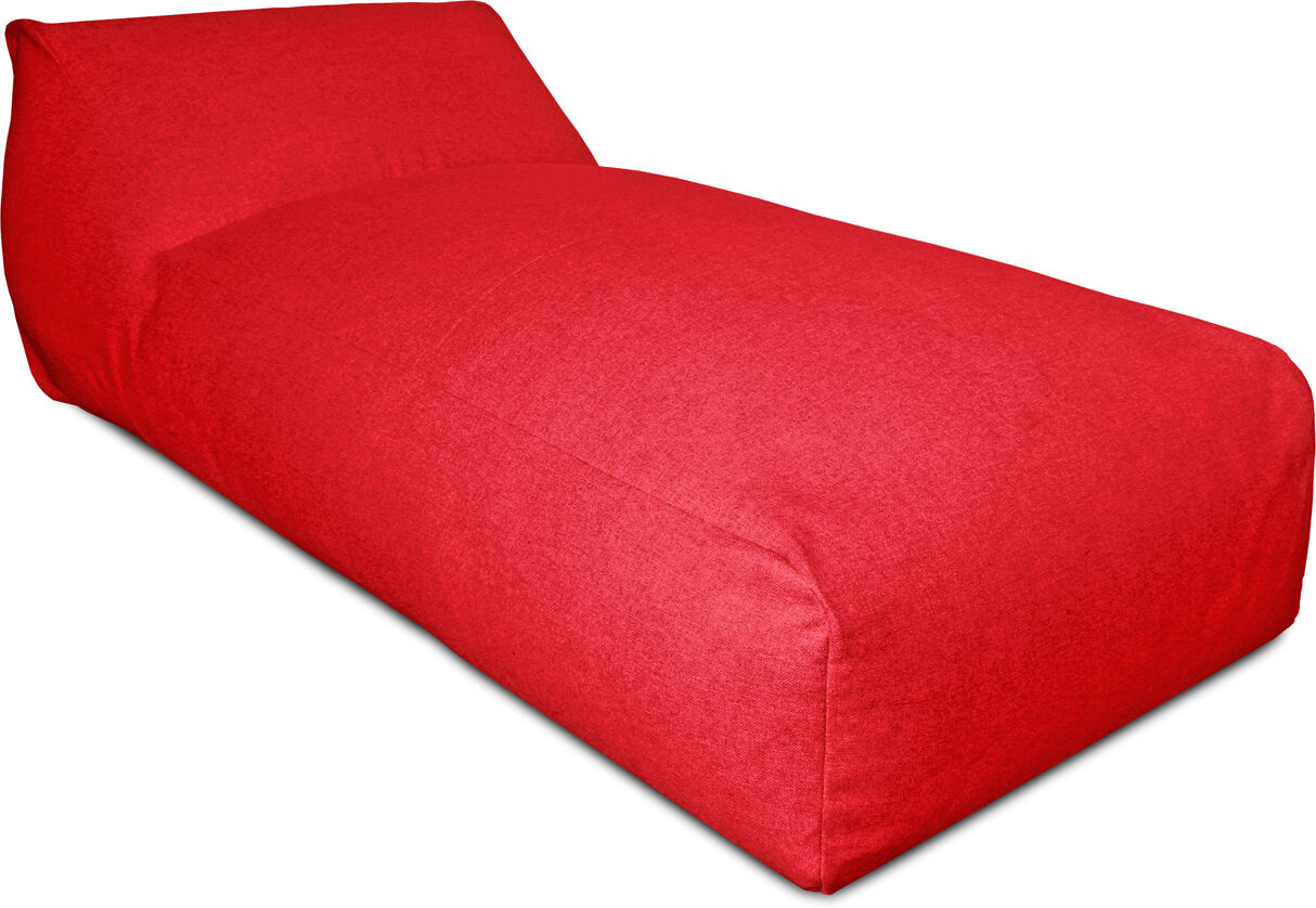 evergreenweb chaise longue da giardino rosso