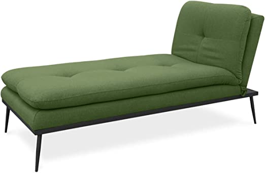 evergreenweb divano modulare componibile pilar chaise longue verde