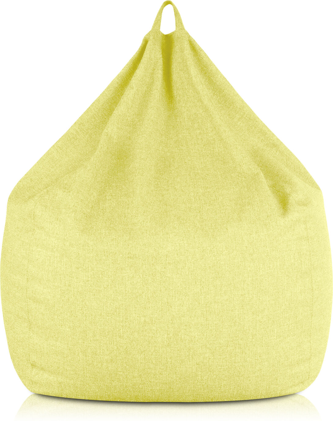 EvergreenWeb Poltrona sacco Pouf Piuma Giallo M