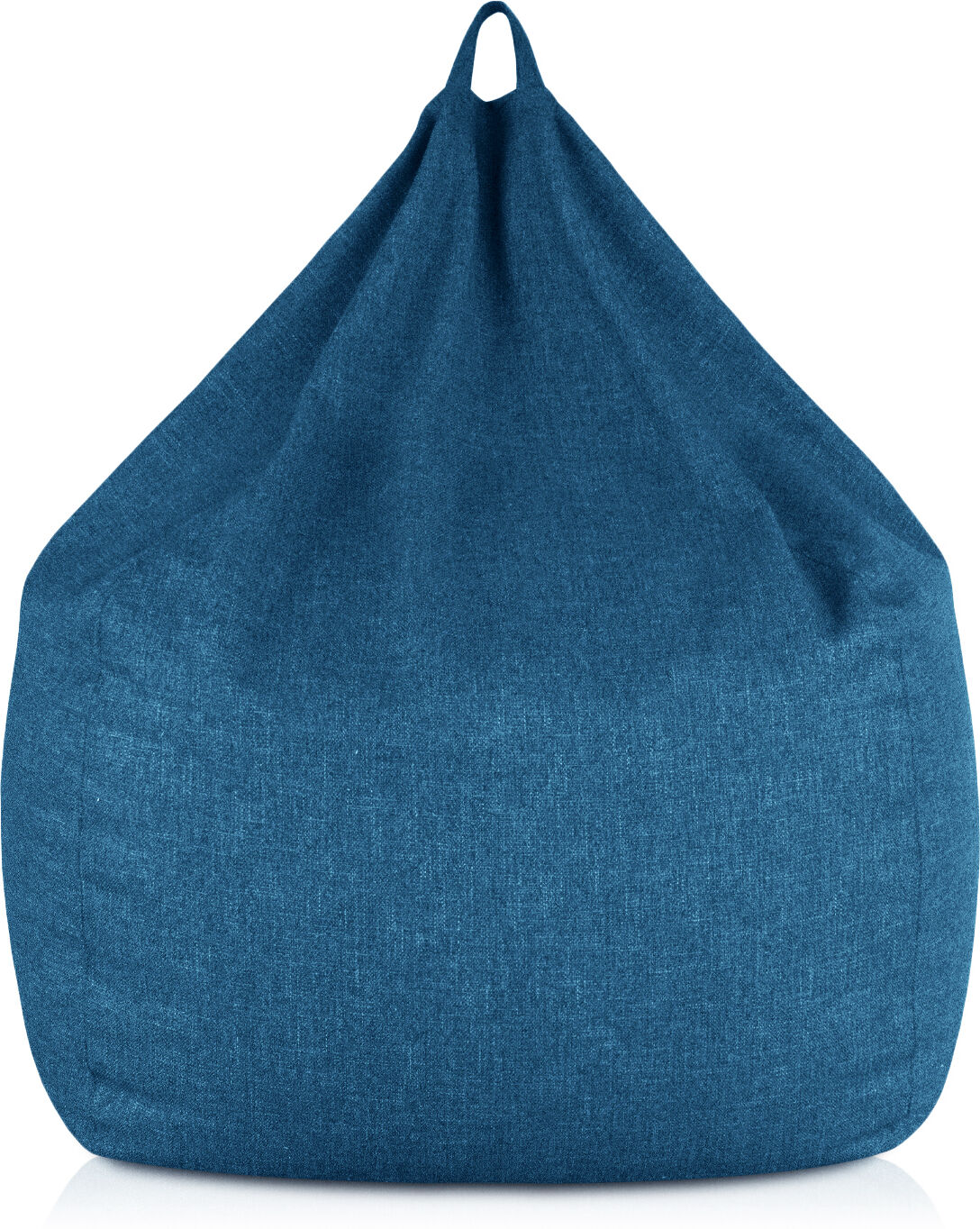 EvergreenWeb Poltrona sacco Pouf Piuma Blu XL