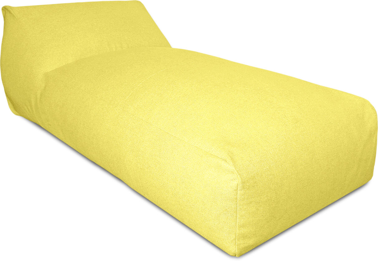 EvergreenWeb Chaise Longue da Giardino Giallo limone