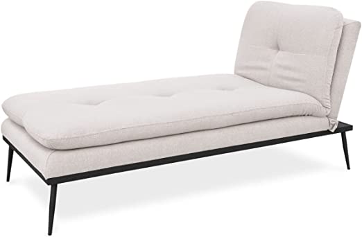 EvergreenWeb Divano Modulare Componibile Pilar Chaise Longue Beige