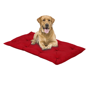 EvergreenWeb Materassino per cani FUFY colore rosso 45x65 cm
