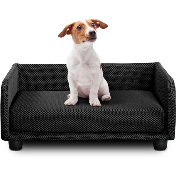 evergreenweb cuccia per cani divano letto king dog home 70x90 nero