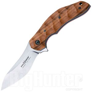 Fox Coltello Fox Knives Flipper Inox N690Co HRC 58-60 Manico Legno