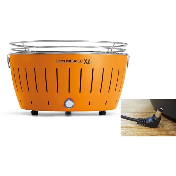 lotusgrill barbecue a carbonella portatile xl orange lg g435u or lotus grill